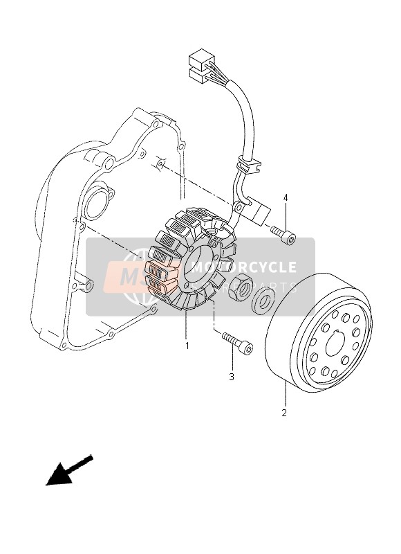 Yamaha VP250 2015 Generator voor een 2015 Yamaha VP250